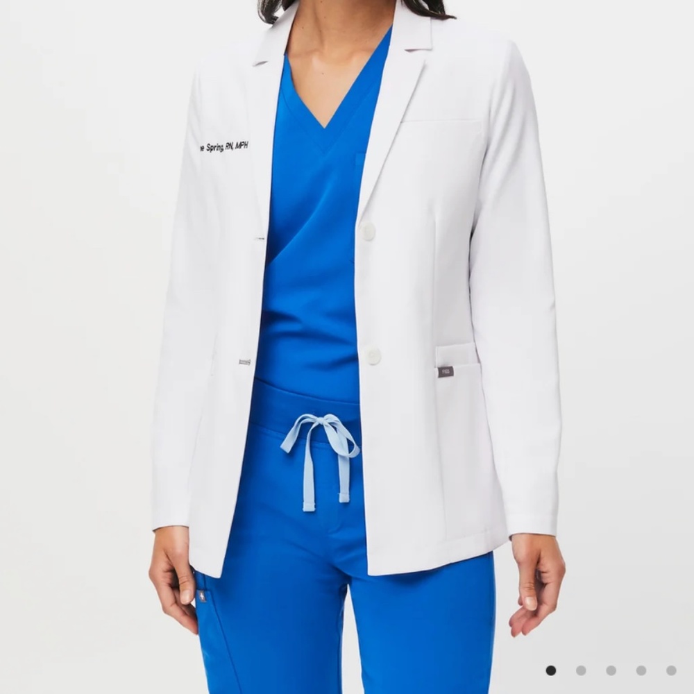 White Lab Coat -FIGS